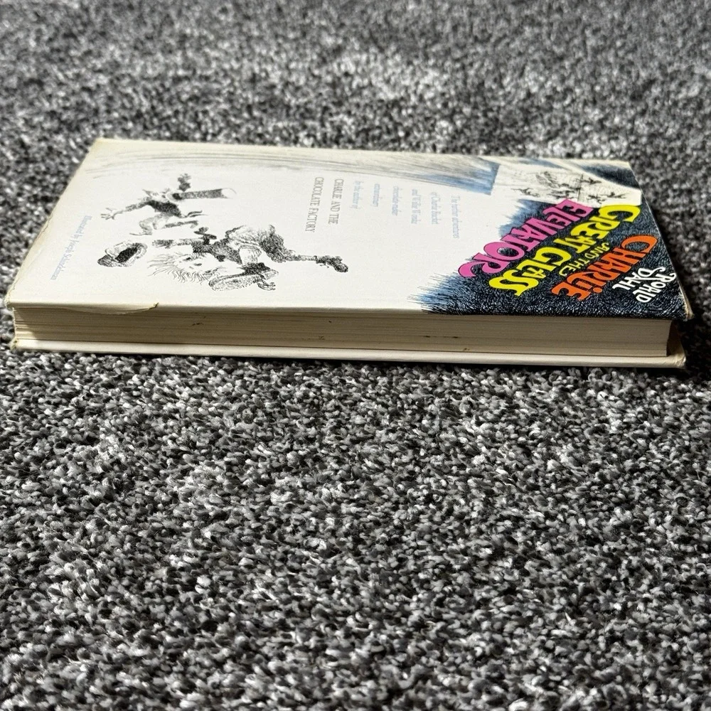 Charlie & the‎ Great Glass Elevator Roald Dahl  1972 Hardcover Book 2nd printing